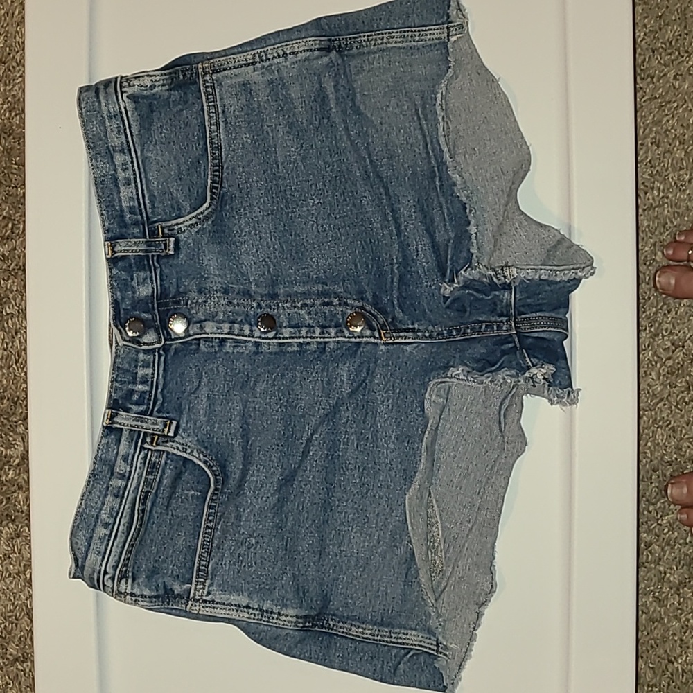 Rag And Bone Jean Snap Button High Waisted Denim … - image 1